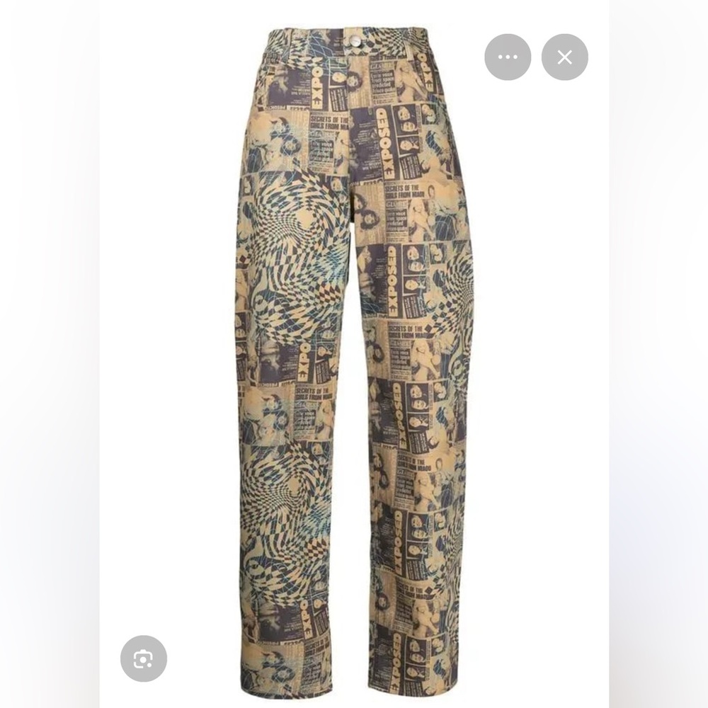 Miaou Fargo Wanted Print Pants